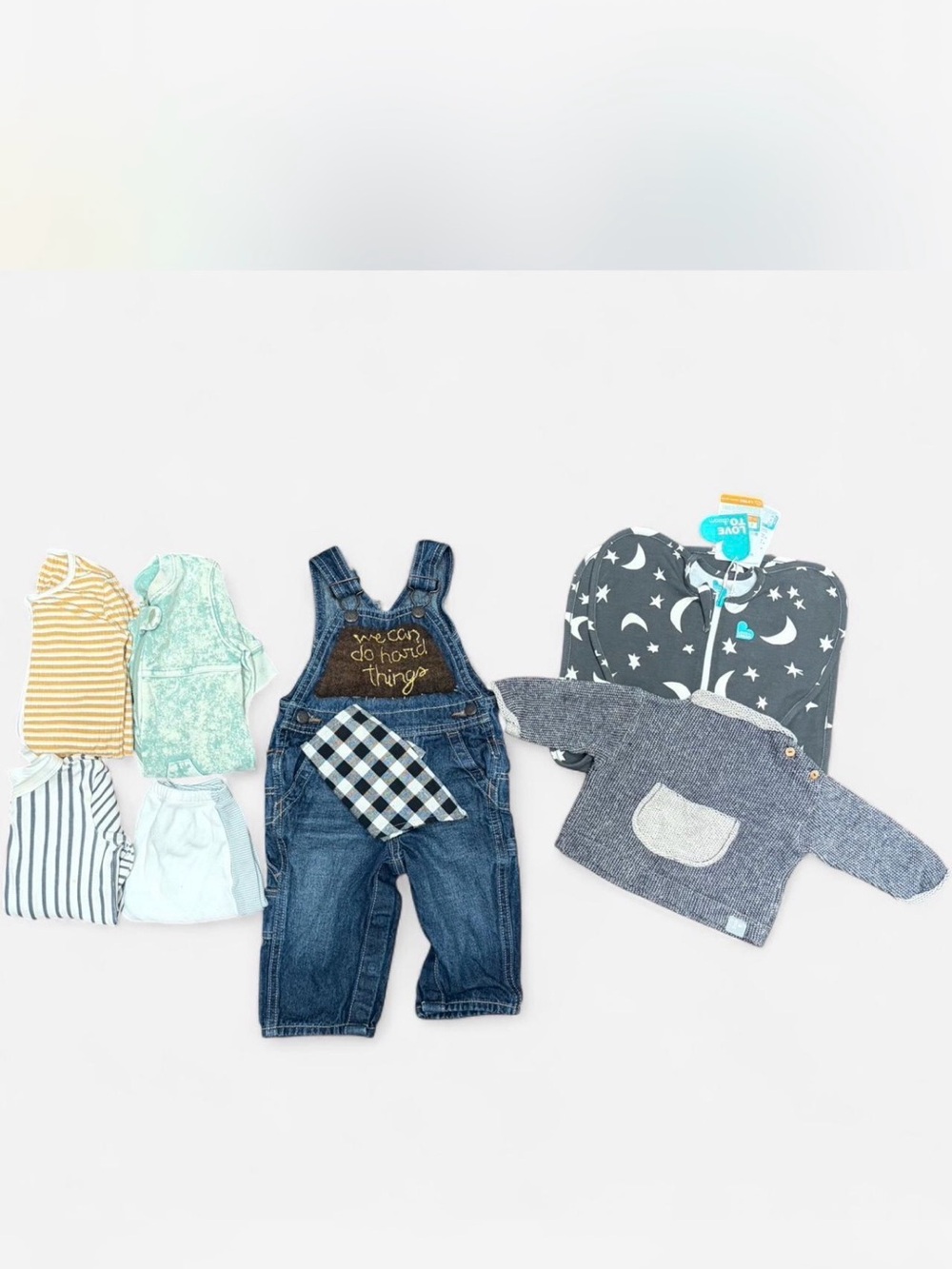 Designer Baby clothing bundle, newborn through 12 months